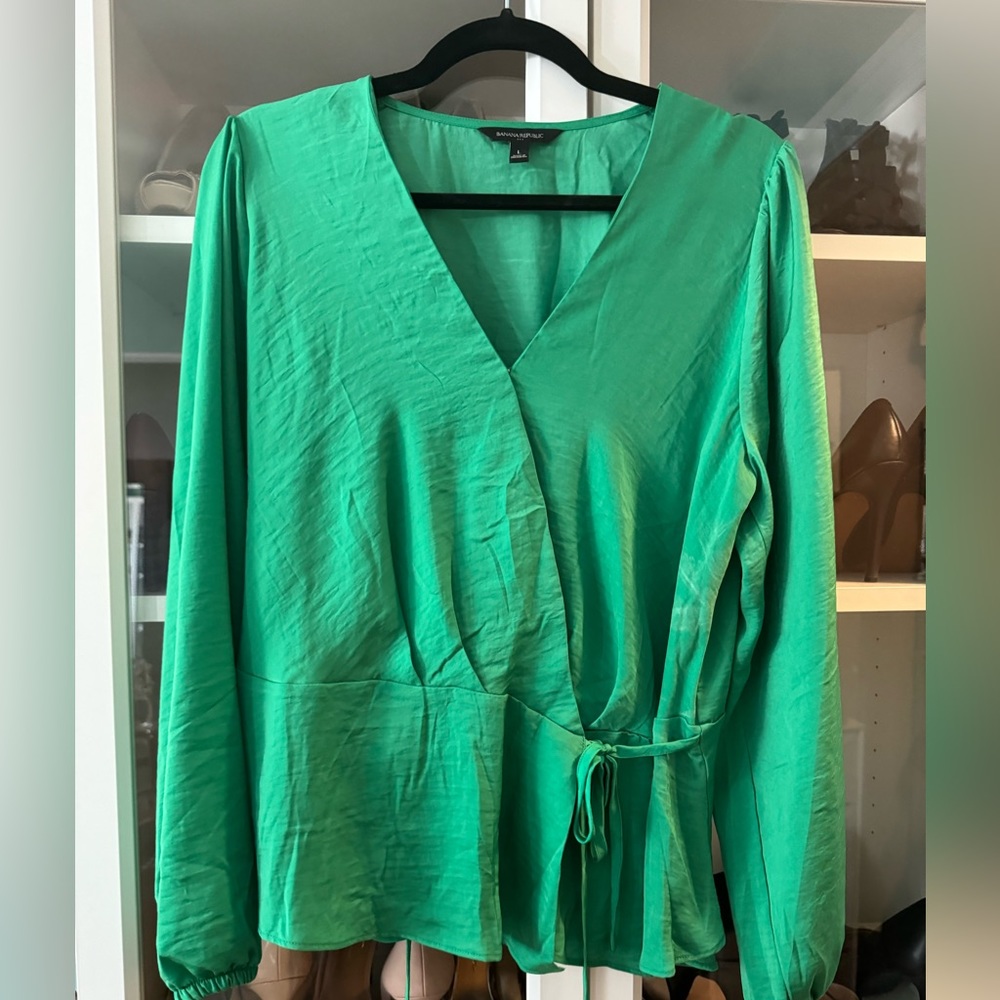 Wrap top from banana republic